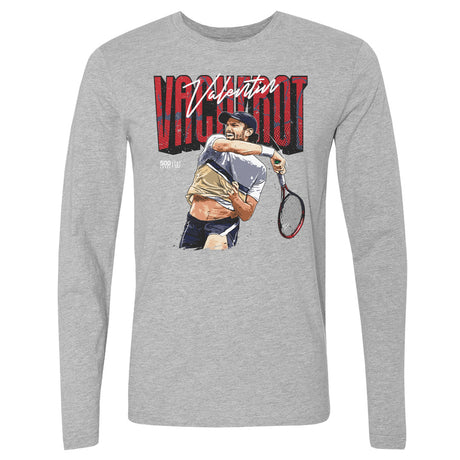 Valentin Vacherot Men's Long Sleeve T-Shirt | 500 LEVEL