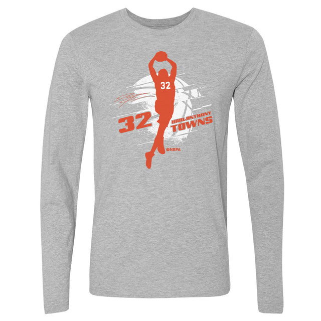 Karl-Anthony Towns Men's Long Sleeve T-Shirt | 500 LEVEL