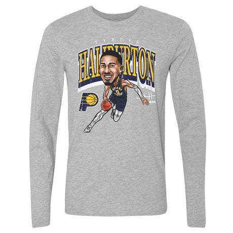 Tyrese Haliburton Men's Long Sleeve T-Shirt | 500 LEVEL