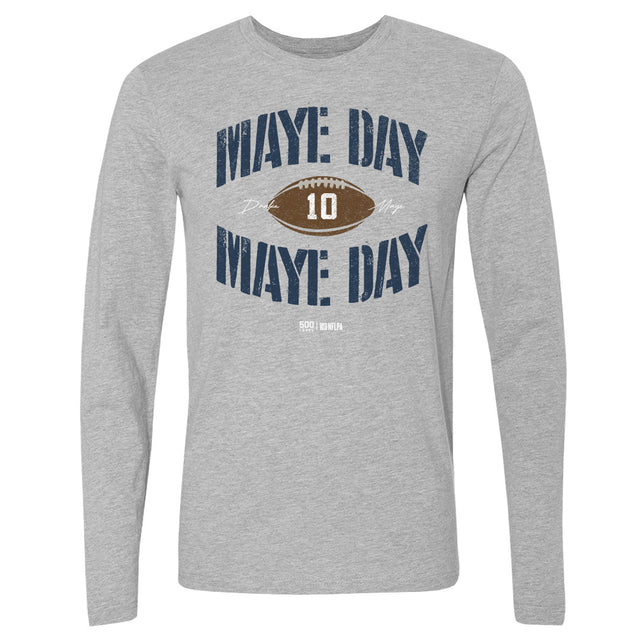 Drake Maye Men's Long Sleeve T-Shirt | 500 LEVEL