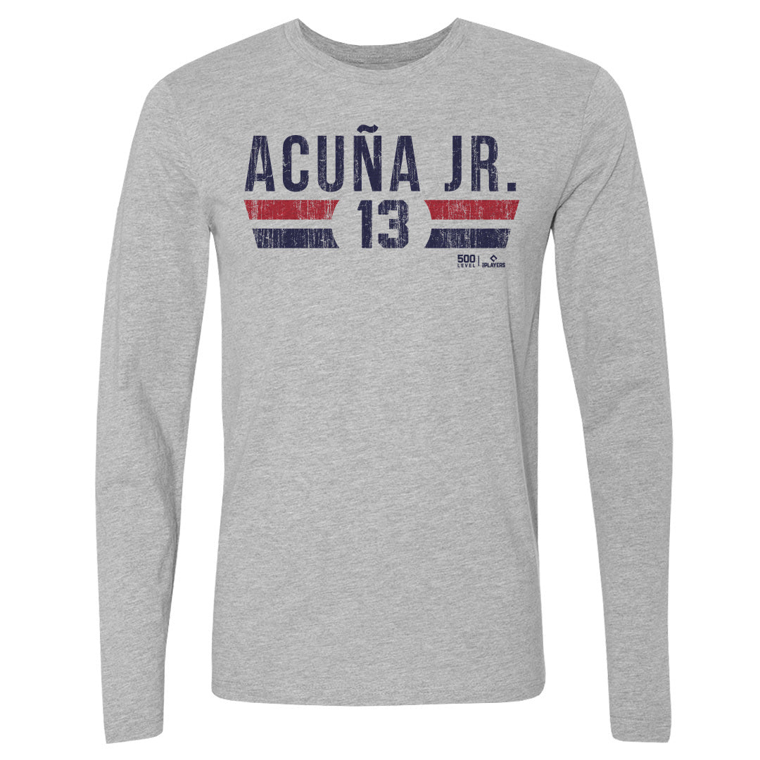 Ronald Acuna Jr. Men's Long Sleeve T-Shirt | 500 LEVEL