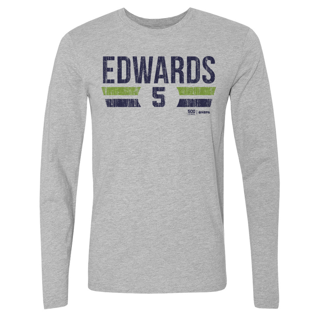 Anthony Edwards Men's Long Sleeve T-Shirt | 500 LEVEL