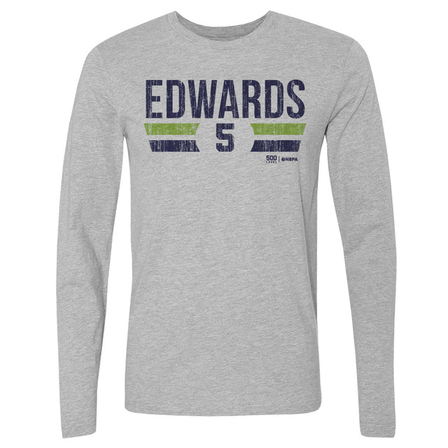 Anthony Edwards Men's Long Sleeve T-Shirt | 500 LEVEL