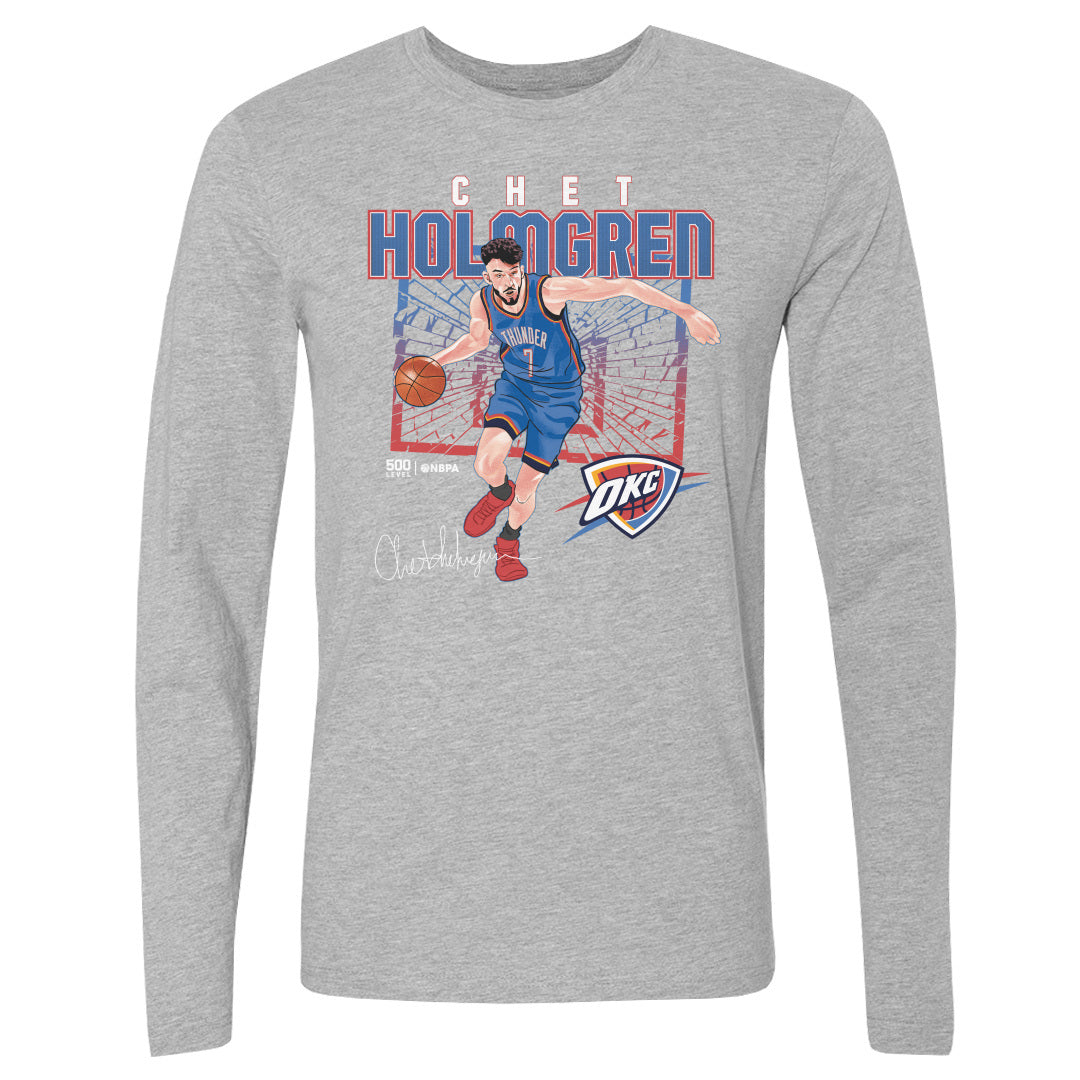 Chet Holmgren Men's Long Sleeve T-Shirt | 500 LEVEL