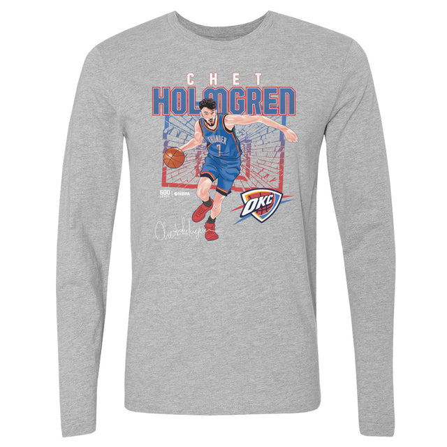 Chet Holmgren Men's Long Sleeve T-Shirt | 500 LEVEL