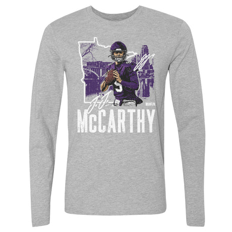 J.J. McCarthy Men's Long Sleeve T-Shirt | 500 LEVEL