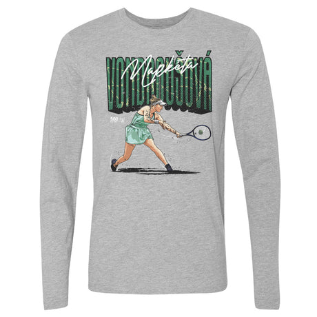 Marketa Vondrousova Men's Long Sleeve T-Shirt | 500 LEVEL