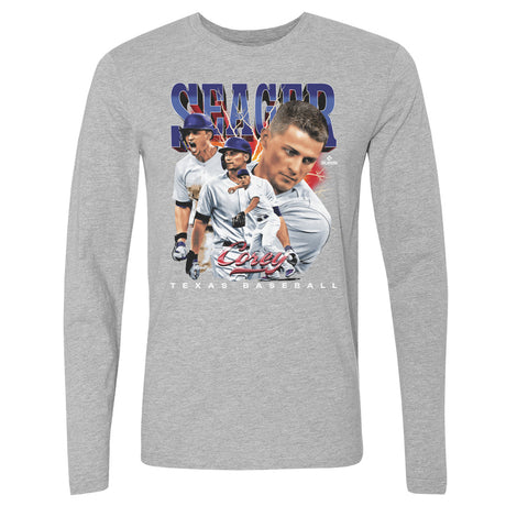 Corey Seager Men's Long Sleeve T-Shirt | 500 LEVEL