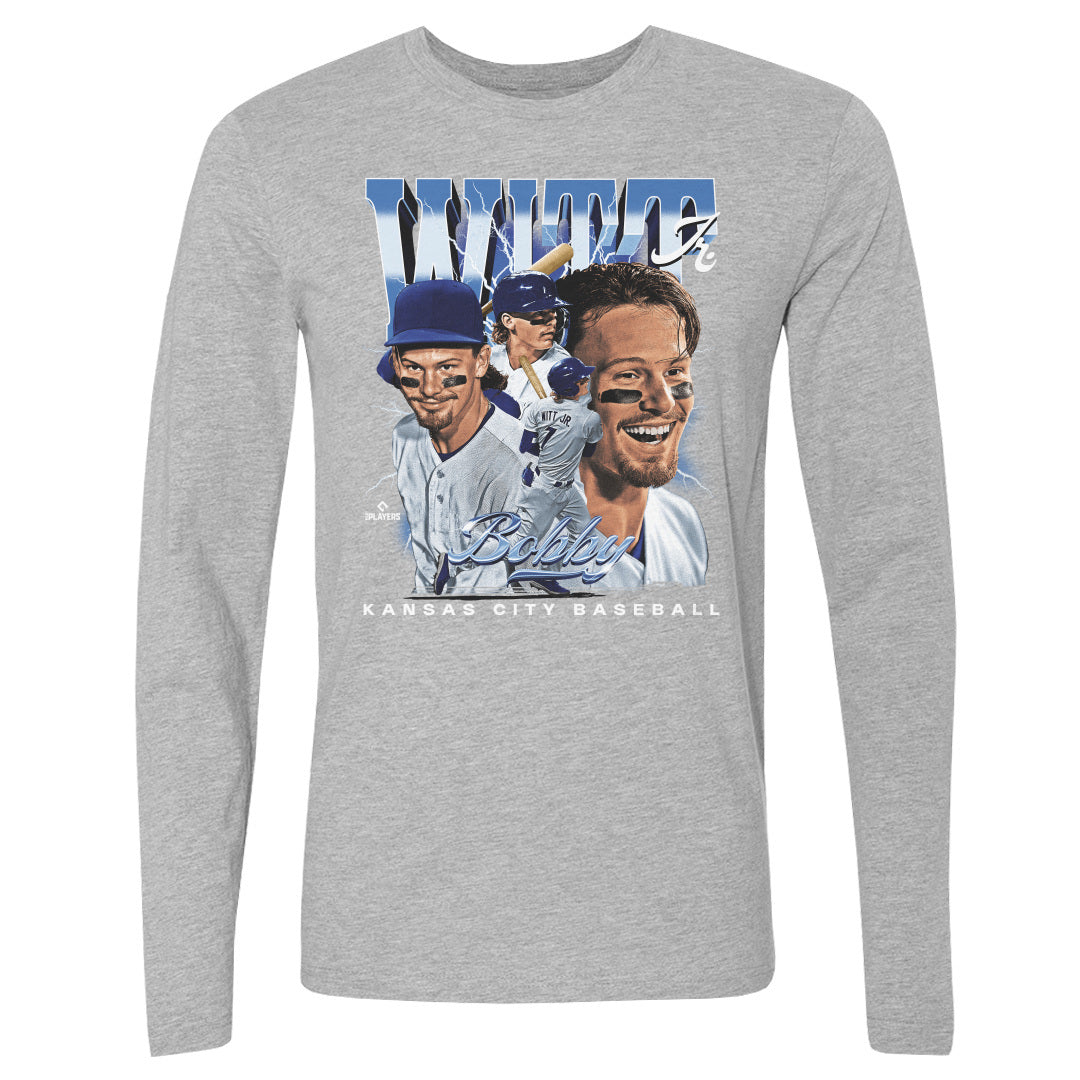 Bobby Witt Jr. Men's Long Sleeve T-Shirt | 500 LEVEL