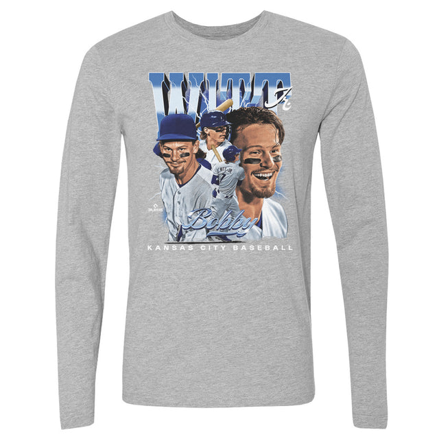 Bobby Witt Jr. Men's Long Sleeve T-Shirt | 500 LEVEL