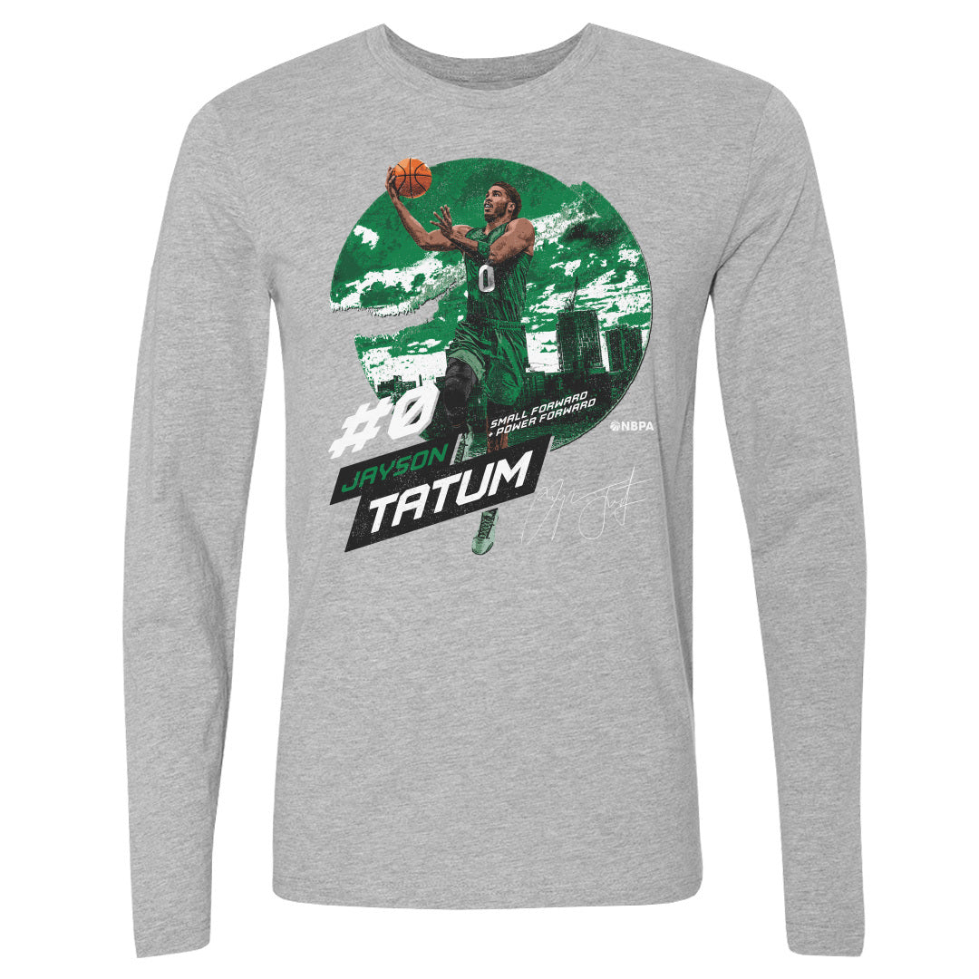 Jayson Tatum Men's Long Sleeve T-Shirt | 500 LEVEL
