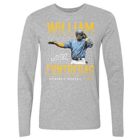 William Contreras Men's Long Sleeve T-Shirt | 500 LEVEL