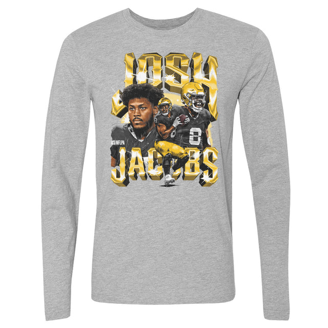 Josh Jacobs Men's Long Sleeve T-Shirt | 500 LEVEL