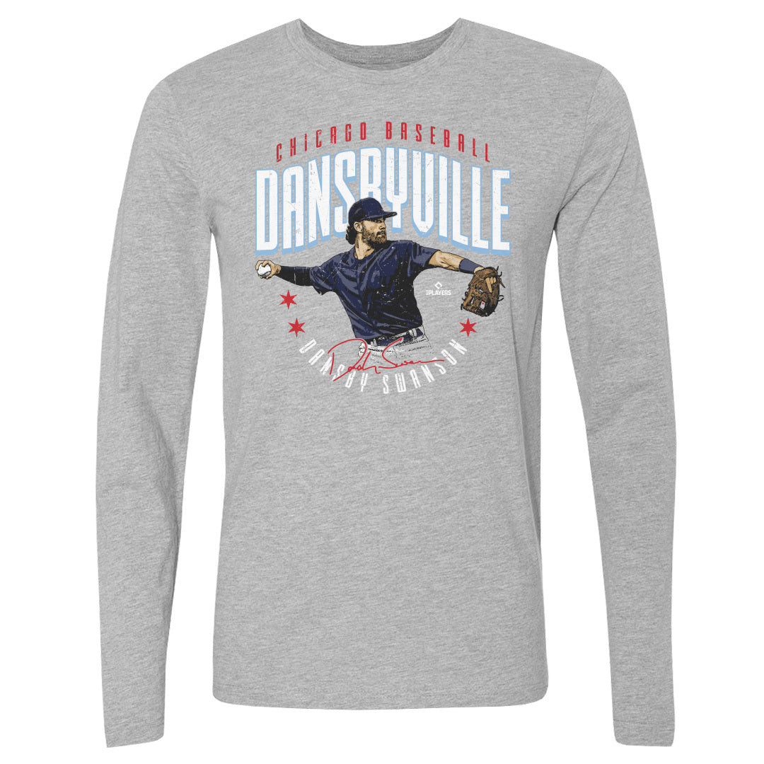 Dansby Swanson Men's Long Sleeve T-Shirt | 500 LEVEL