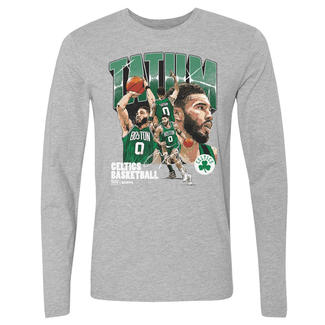 Jayson Tatum Men's Long Sleeve T-Shirt | 500 LEVEL