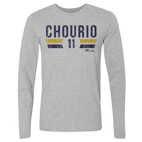 Jackson Chourio Men's Long Sleeve T-Shirt | 500 LEVEL