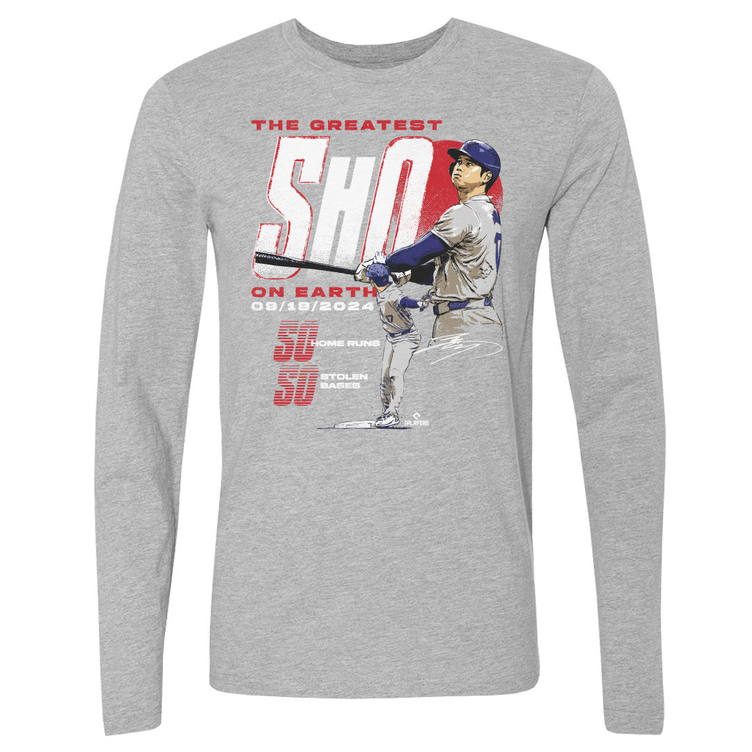 Shohei Ohtani Men's Long Sleeve T-Shirt | 500 LEVEL
