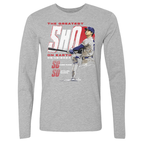 Shohei Ohtani Men's Long Sleeve T-Shirt | 500 LEVEL