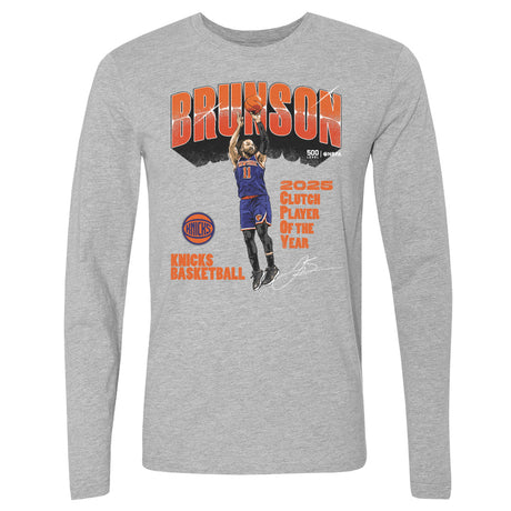 Jalen Brunson Men's Long Sleeve T-Shirt | 500 LEVEL