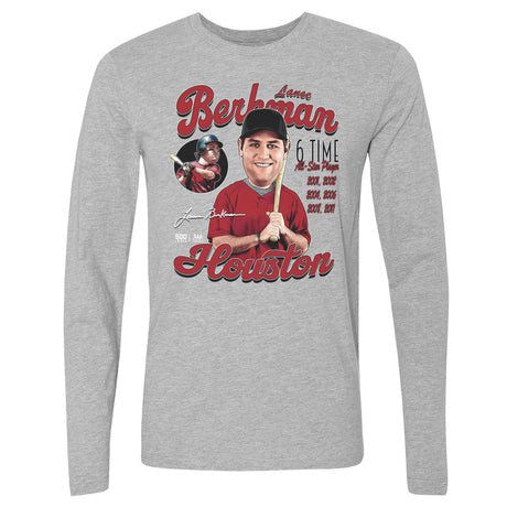 Lance Berkman Men's Long Sleeve T-Shirt | 500 LEVEL
