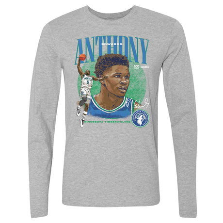 Anthony Edwards Men's Long Sleeve T-Shirt | 500 LEVEL