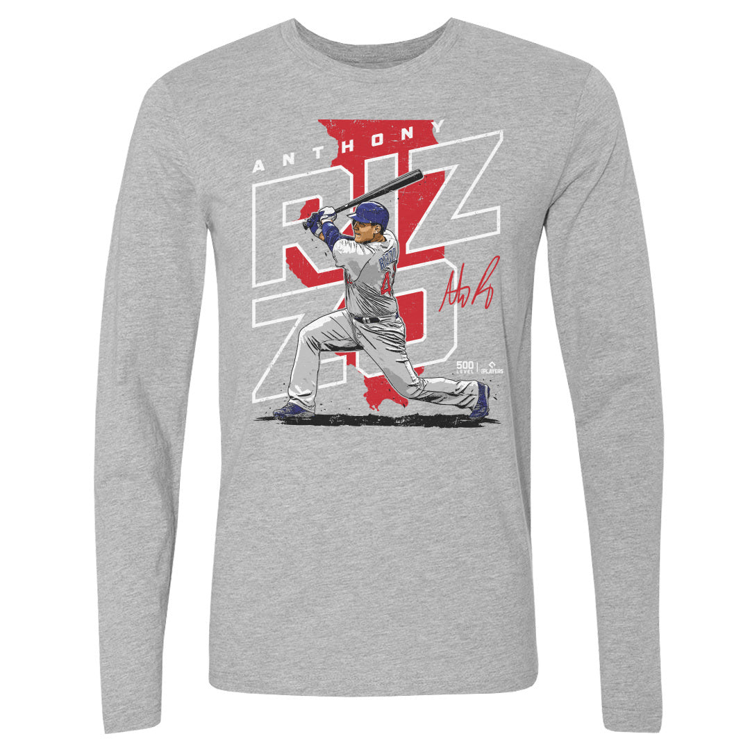 Anthony Rizzo Men's Long Sleeve T-Shirt | 500 LEVEL