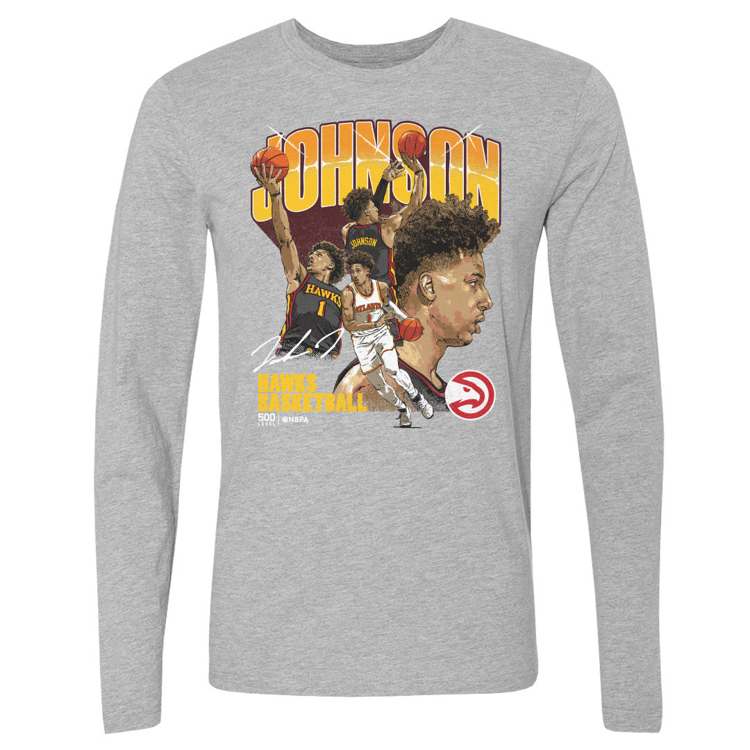 Jalen Johnson Men's Long Sleeve T-Shirt | 500 LEVEL
