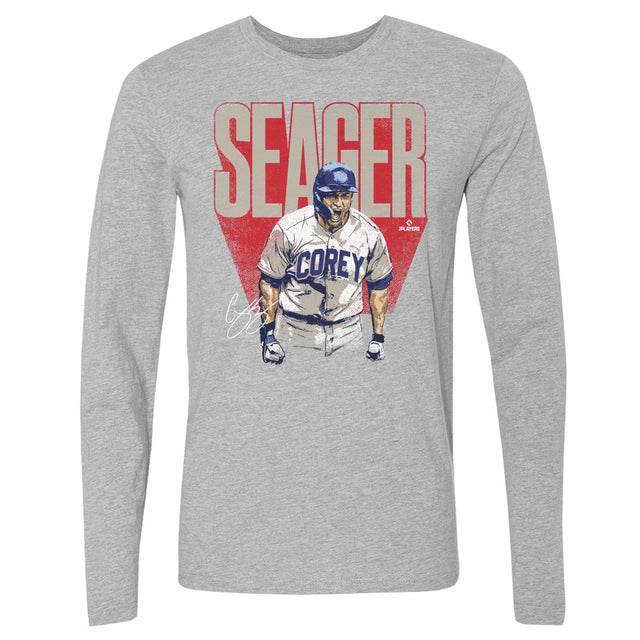 Corey Seager Men's Long Sleeve T-Shirt | 500 LEVEL