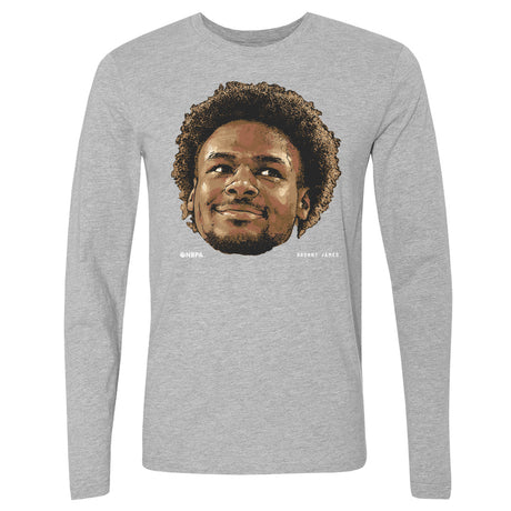 Bronny James Jr. Men's Long Sleeve T-Shirt | 500 LEVEL