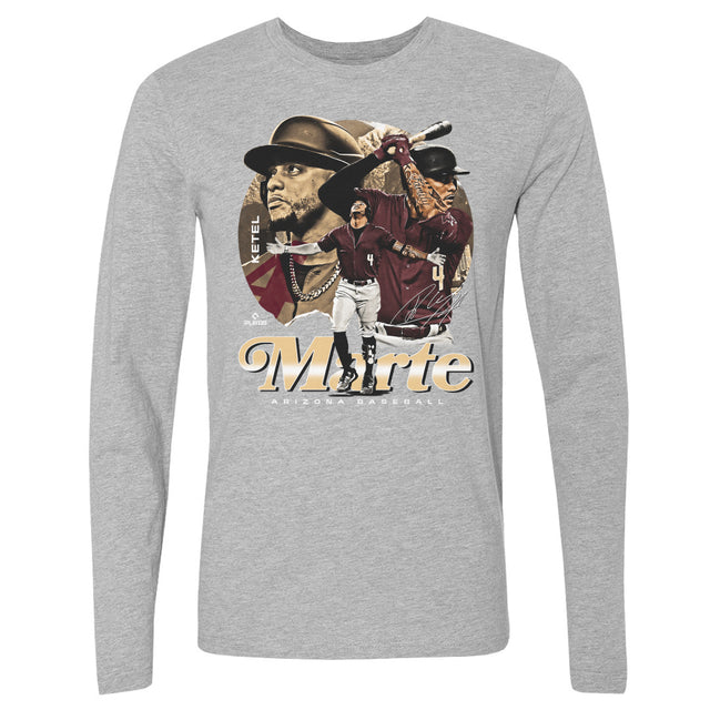 Ketel Marte Men's Long Sleeve T-Shirt | 500 LEVEL