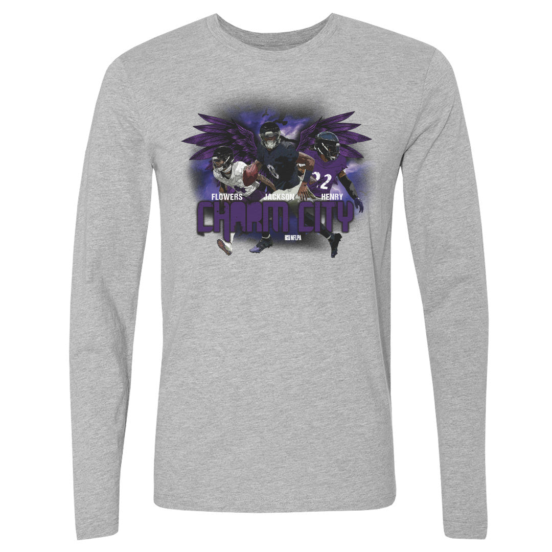 Baltimore Men's Long Sleeve T-Shirt | 500 LEVEL
