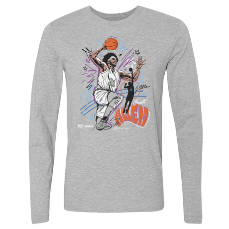 Jarrett Allen Men's Long Sleeve T-Shirt | 500 LEVEL