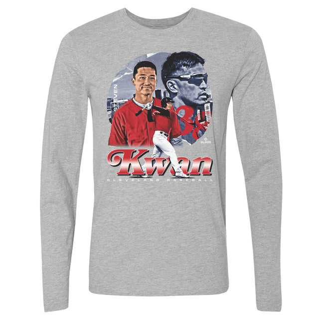 Steven Kwan Men's Long Sleeve T-Shirt | 500 LEVEL
