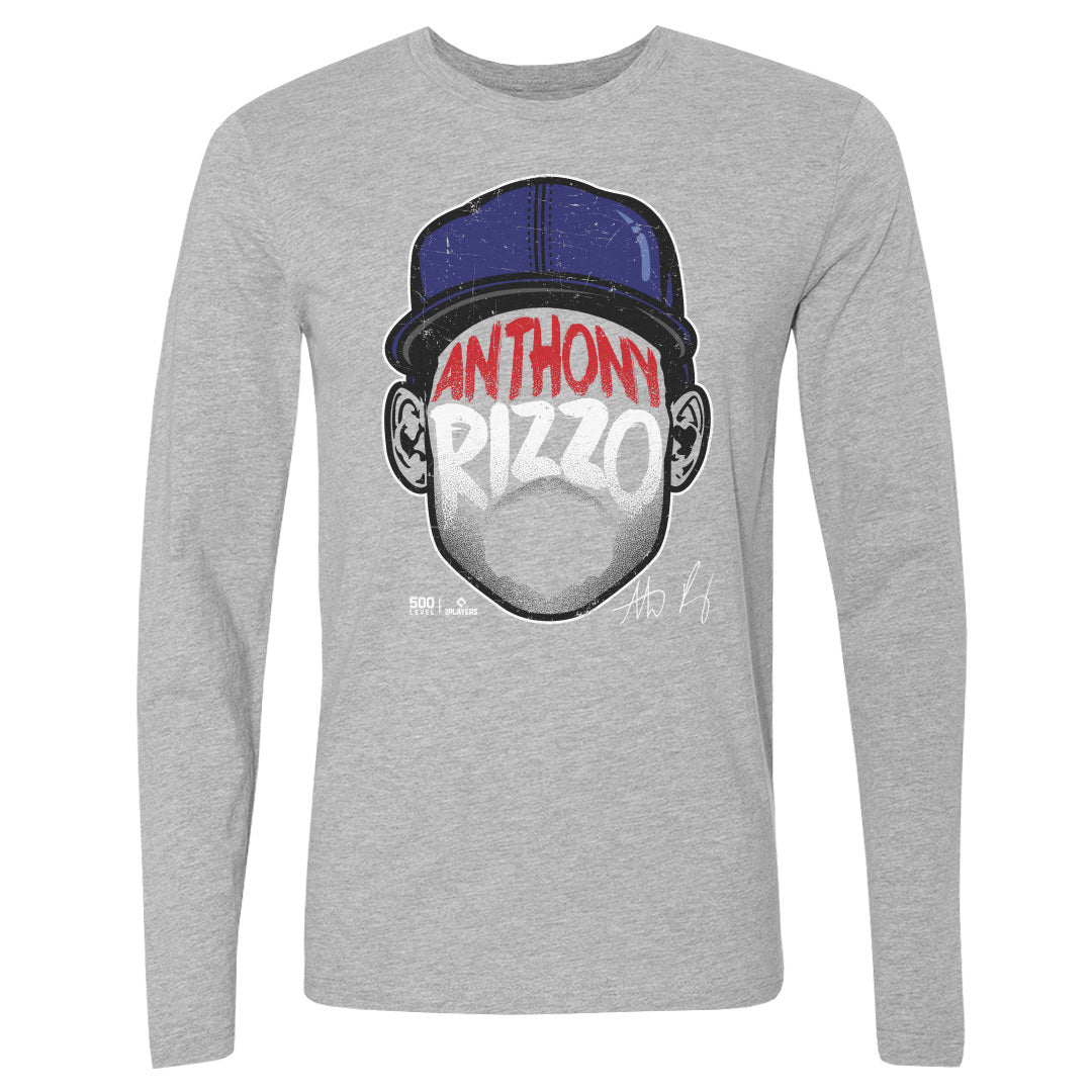 Anthony Rizzo Men's Long Sleeve T-Shirt | 500 LEVEL