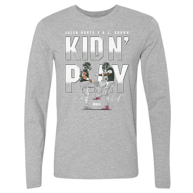 Jalen Hurts Men's Long Sleeve T-Shirt | 500 LEVEL