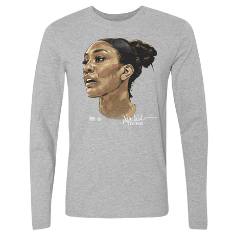 A'ja Wilson Men's Long Sleeve T-Shirt | 500 LEVEL