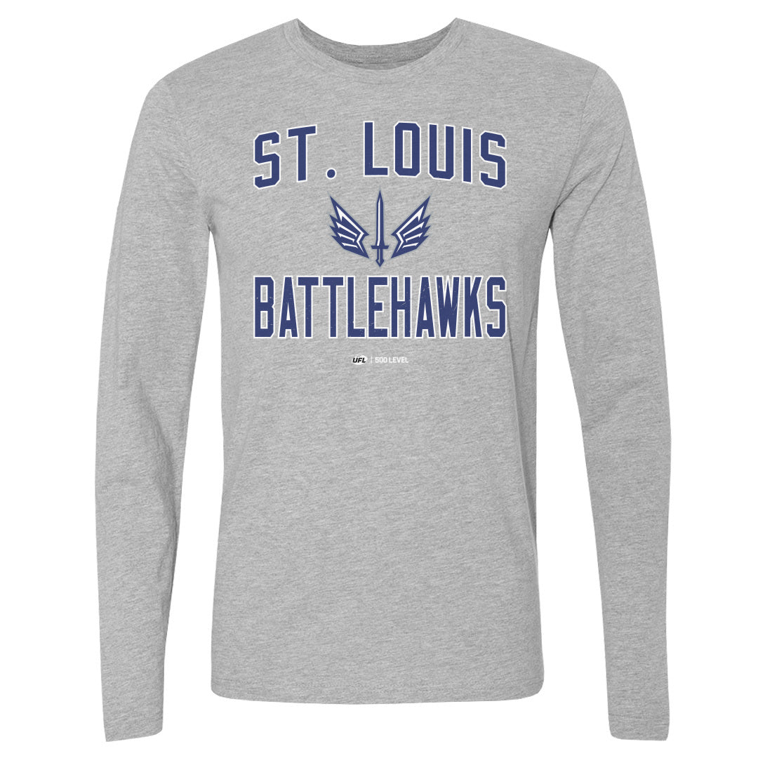 St. Louis Battlehawks Men's Long Sleeve T-Shirt | 500 LEVEL