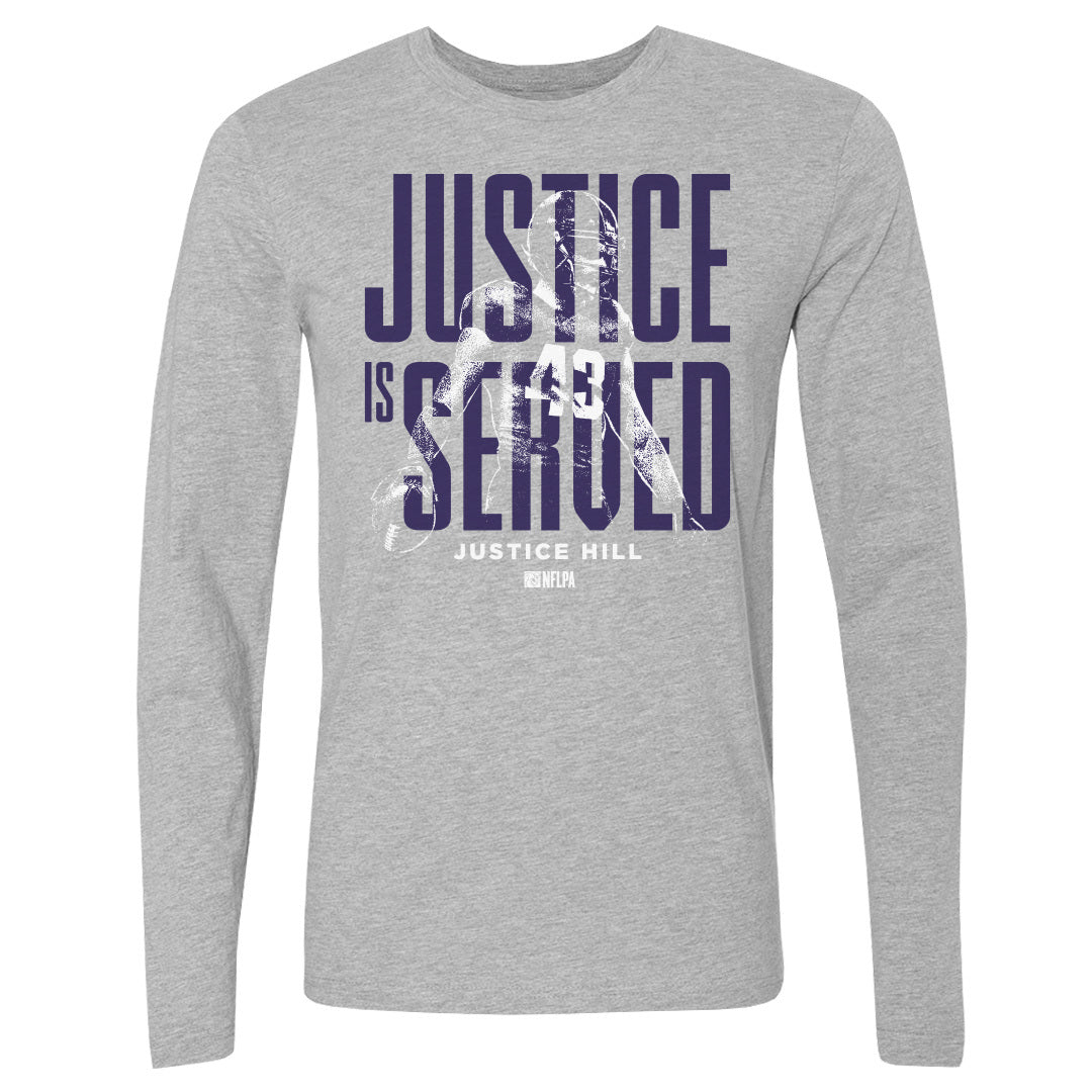 Justice Hill Men's Long Sleeve T-Shirt | 500 LEVEL