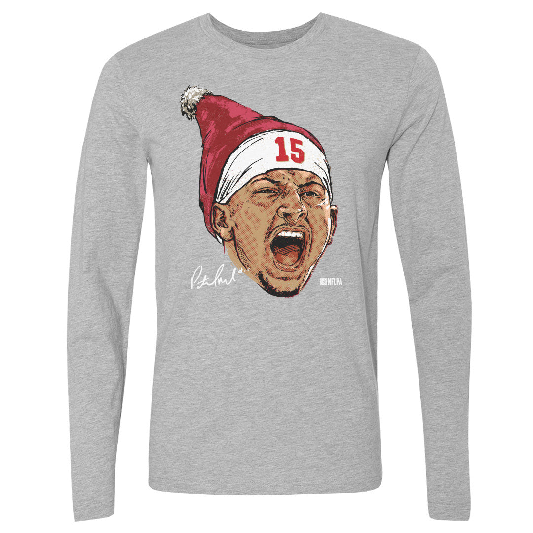 Patrick Mahomes Men's Long Sleeve T-Shirt | 500 LEVEL