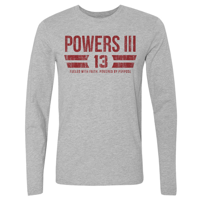 Reggie Powers III Men's Long Sleeve T-Shirt | 500 LEVEL