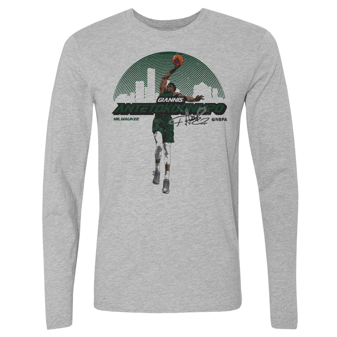 Giannis Antetokounmpo Men's Long Sleeve T-Shirt | 500 LEVEL