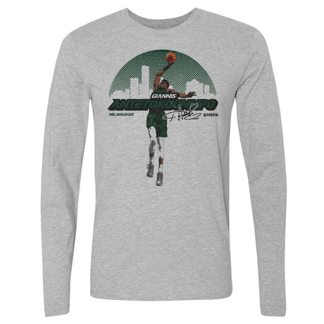 Giannis Antetokounmpo Men's Long Sleeve T-Shirt | 500 LEVEL