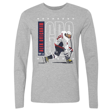 Alex Ovechkin Men's Long Sleeve T-Shirt | 500 LEVEL