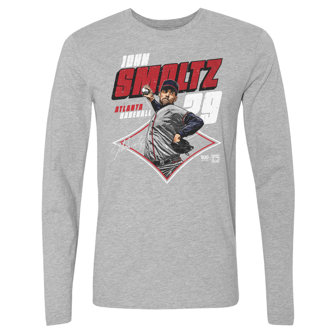 John Smoltz Men's Long Sleeve T-Shirt | 500 LEVEL
