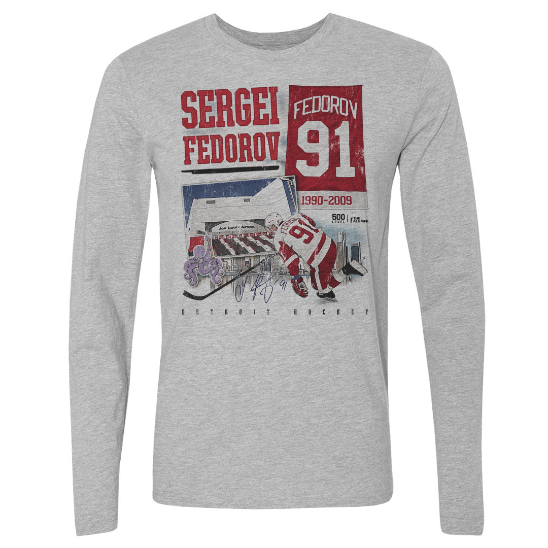Sergei Fedorov Men's Long Sleeve T-Shirt | 500 LEVEL