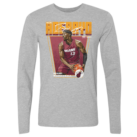Bam Adebayo Men's Long Sleeve T-Shirt | 500 LEVEL