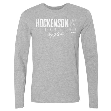 T.J. Hockenson Men's Long Sleeve T-Shirt | 500 LEVEL