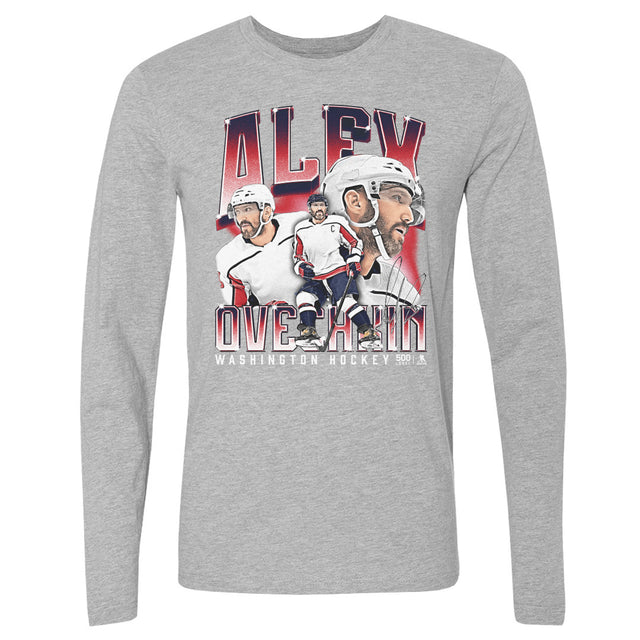 Alex Ovechkin Men's Long Sleeve T-Shirt | 500 LEVEL