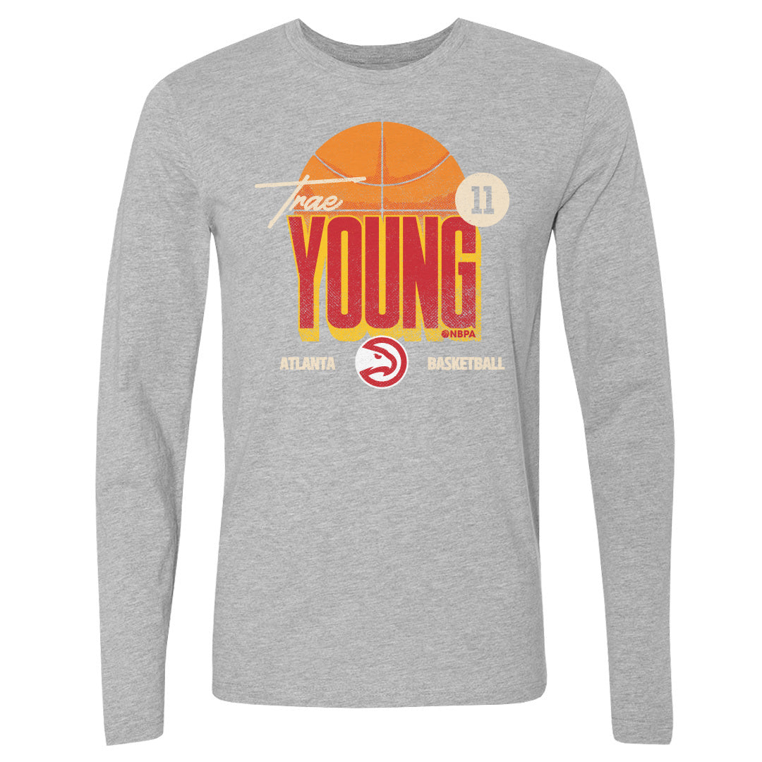 Trae Young Men's Long Sleeve T-Shirt | 500 LEVEL