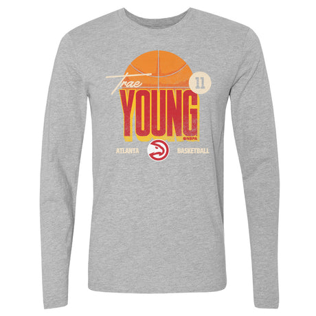 Trae Young Men's Long Sleeve T-Shirt | 500 LEVEL